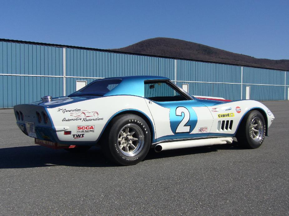 1968 corvette roadster road race car restoration